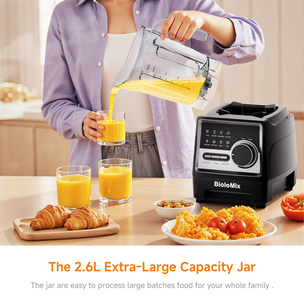 BioloMix Professionell Blender 1500W – 2,6L kanna