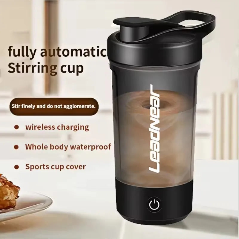 Automatisk shaker-mugg för protein & dryck – Bärbar